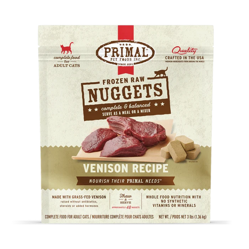 Primal Frozen Raw Cat Food - Turkey, Rabbit, Quail, Pork, Pheasant, Duck, Beef/Salmon - Dog.Dog.Cat.