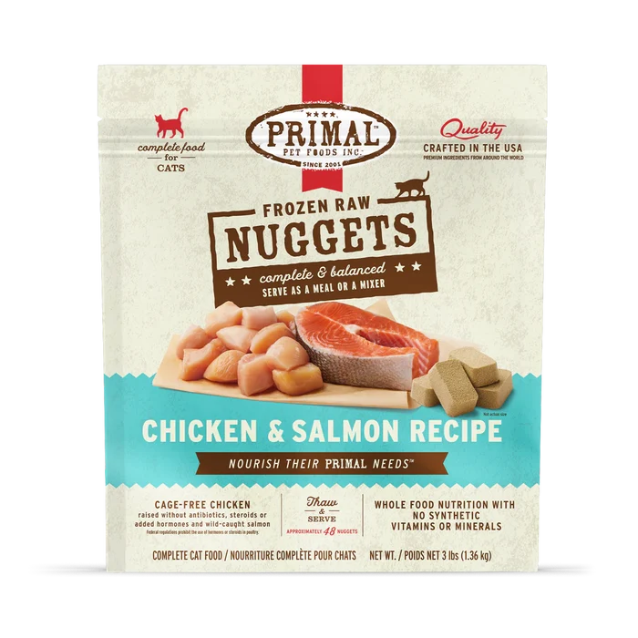 Primal Frozen Raw Cat Food - Turkey, Rabbit, Quail, Pork, Pheasant, Duck, Beef/Salmon - Dog.Dog.Cat.