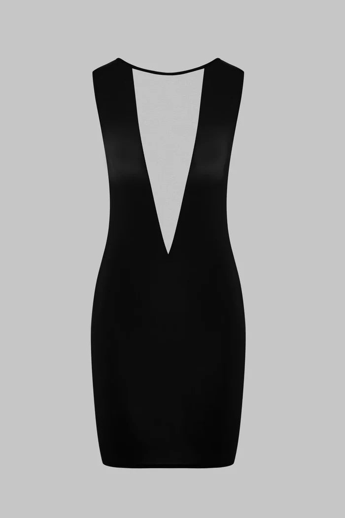 Pure Tentation Col V Minuit Chemise