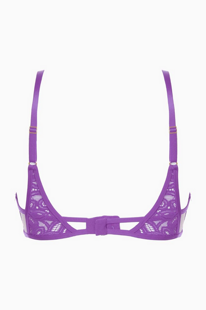 Purple Rain Push Up Bra Purple