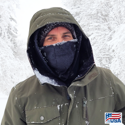 Look good and protect your neck and face from the cold and wind with a Neck Gaiter made in the USA by AdventureUs in Washburn Wisconsin. Made with high quality, pill-resistant Polartec® 200 Series fleece to keep adults and children warm and dry during cold weather and winter adventures. Neck warmers are a must-have addition to your cold weather layers.
