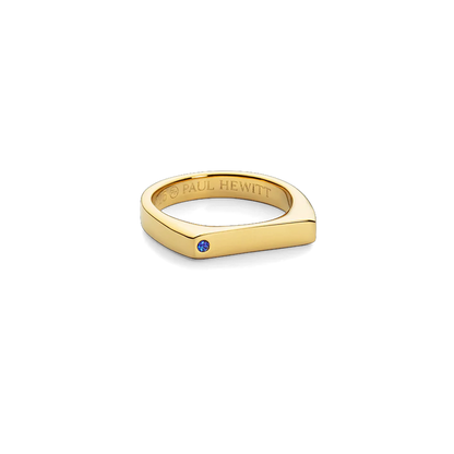 Ring Signet Brilliant Cut Gold