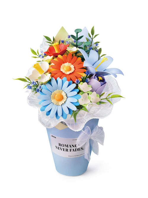 Robotime - Twilight Sky Bouquet DIY 3D Flower Puzzle