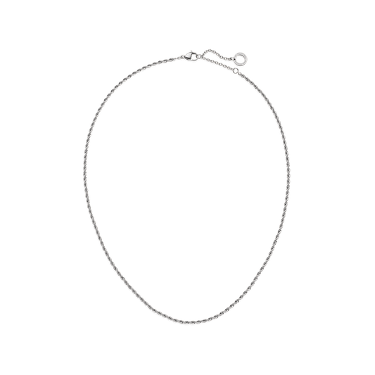 Rope Chain Halskette Silber