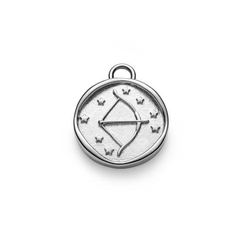 Sagittarius Charm Silber