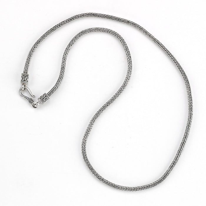 Samuel B. Sterling Silver 2.5mm Tulang Naga Chain, 24".
