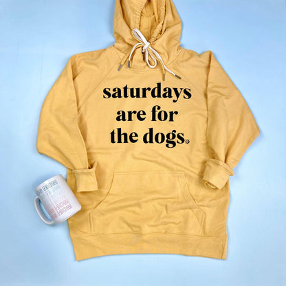 The Dapper Paw - Saturdays are for the dogs HOODIE | DP1027-SP-ss - Dog.Dog.Cat.