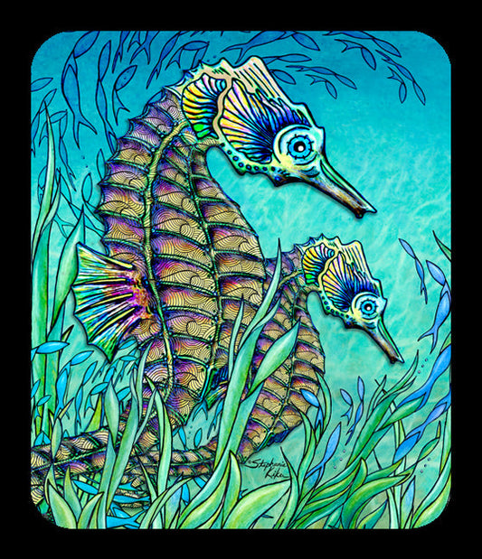 Seahorses Mousepad