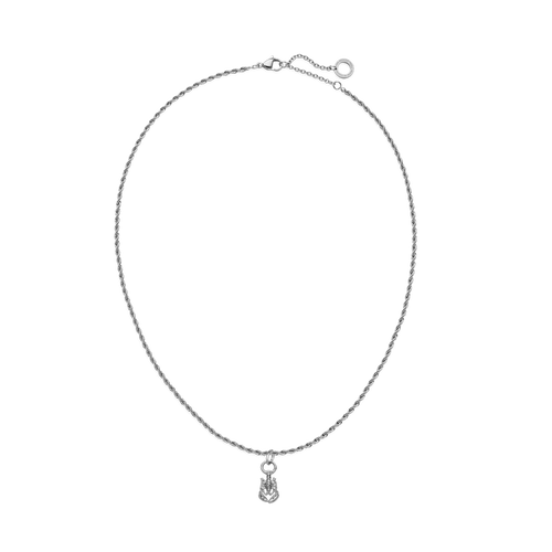 Set Lobster Charm und Halskette Silber