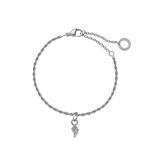Set Sea Shell Charm und Armkette Silber