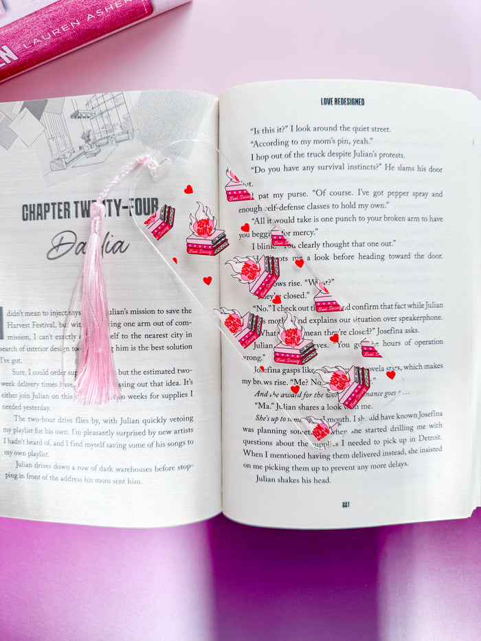 Slow Burn Acrylic Bookmark