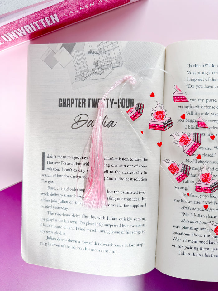 Slow Burn Acrylic Bookmark