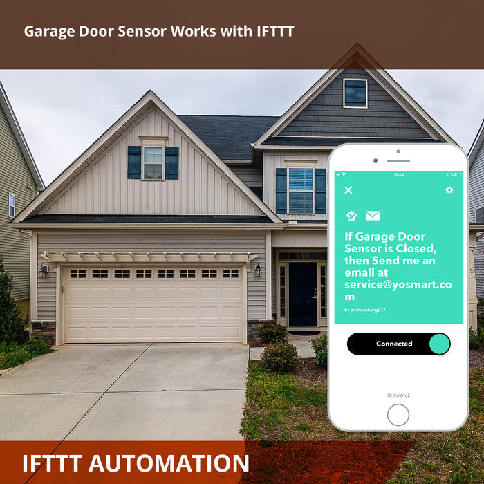 YoLink Garage Door Kit 2 Works with Alexa and Google Assistant. YoLink Hub REQUIRED - YoLink
