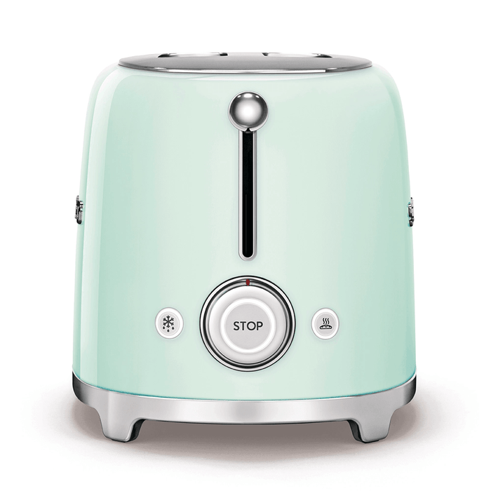 Smeg 950W 2 Slice Toaster - Pastel Green | TSF01PGUK (7537660625084)