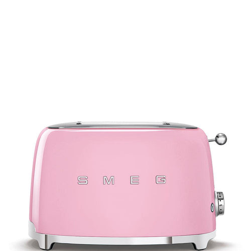 Smeg 950W 2 Slice Toaster - Pink | TSF01PKUK (7476331937980)
