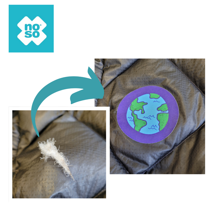 These are NOT your traditional tape style patch job! These great gear patches can be cut to any shape to add fun flair to your favorite outdoor gear.