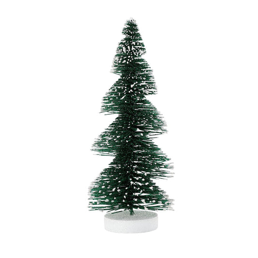 Snowy Spiral Pine Tree