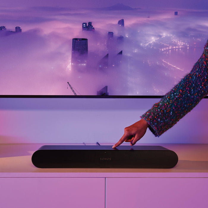Sonos Ray Compact Smart Soundbar - Black | RAYG1UK1BLK (7515493925052)