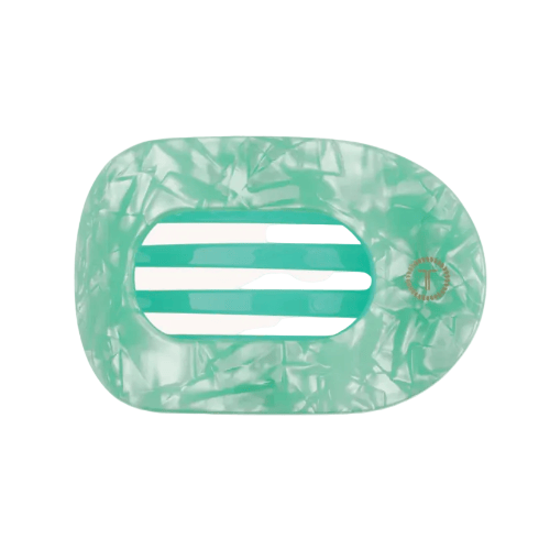 TELETIES Spring Splash Medium Flat Round Hair Clip