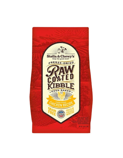 Stella & Chewy Raw Coated Chicken - Premium Dog Food for All Breeds - Dog.Dog.Cat.