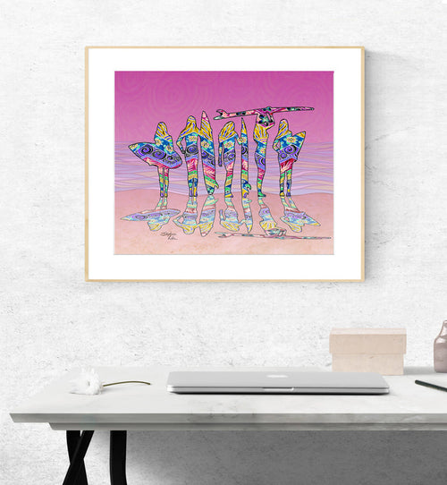 Surf Sisters Print