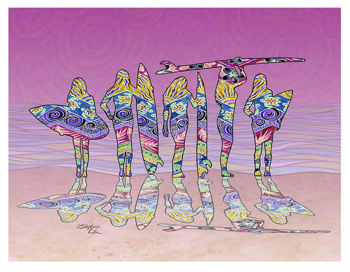 Surf Sisters Print
