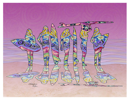 Surf Sisters Print
