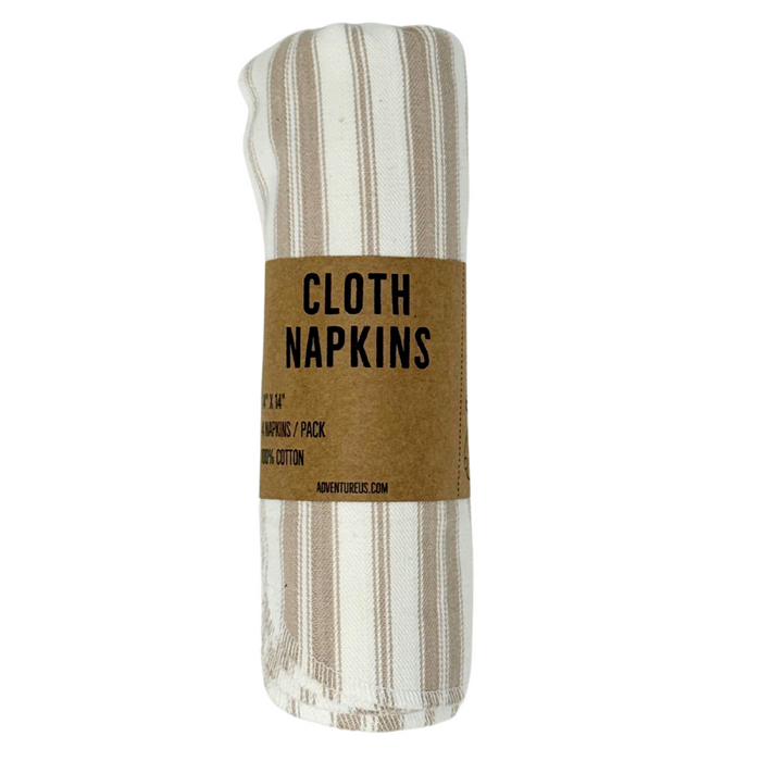 High quality, sturdy 100% yarn-dyed flannel cotton
Generously Sized – Each napkin measures 14" x 14", offering ample coverage for meals, snacks, or lunchboxes
4-Pack Value – Includes four sturdy cloth napkins in every pack
Easy Care – Simply machine wash and tumble dry
Eco-Friendly &amp; Reusable – A sustainable swap for paper towels and disposable napkins
