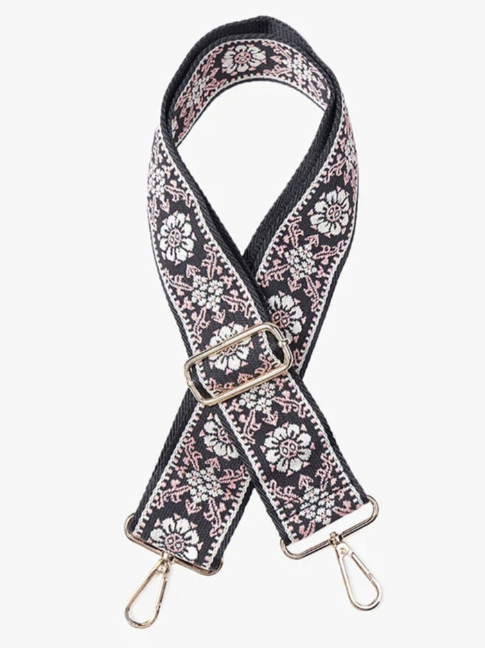 The In Full Bloom Floral Guitar Bag Strap