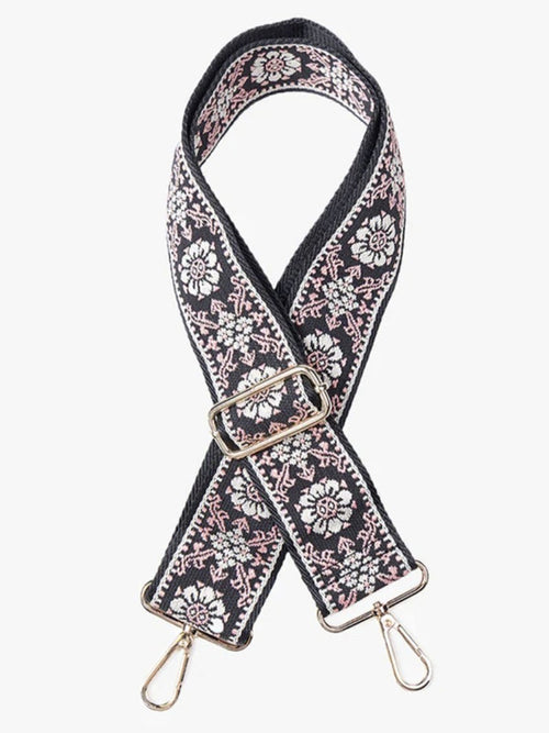 The In Full Bloom Floral Guitar Bag Strap