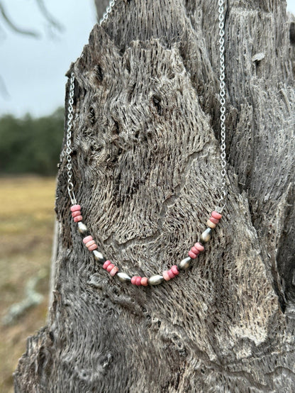The Pink Horizon Chain Necklace