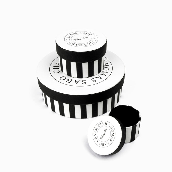 Thomas Sabo Member Charm-Armband mit weißen Perlen, Malachit und Charmista Coin vergoldet - A2130-140-7-L17V