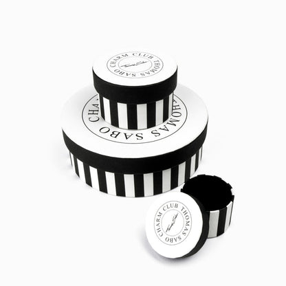 Thomas Sabo Member Charm-Armband mit weißen Perlen, Malachit und Charmista Coin vergoldet - A2130-140-7-L17V