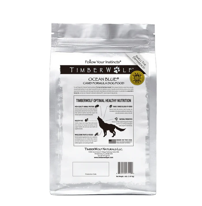 Timberwolf Dry Dog Food - Carnivore Specific Pet Foods with Herbs - Dog.Dog.Cat.