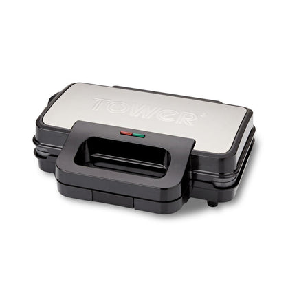Tower 900W Deep Fill Sandwich Maker - Stainless Steel | T27031PD (7322605289660)