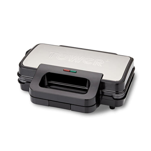 Tower 900W Deep Fill Sandwich Maker - Stainless Steel | T27031PD (7322605289660)