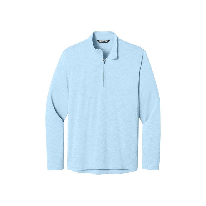 Airy Blue Heather / S Custom Travis Mathew Men's Onward 1/4-Zip - Corporate Gifts