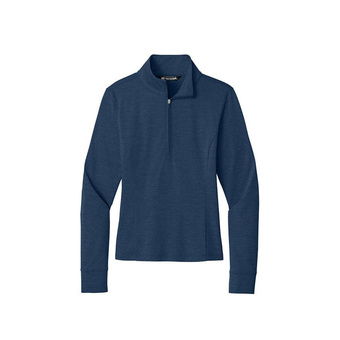 Navy Heather / S Custom Travis Mathew Women's Onward 1/2-Zip - Corporate Gifts