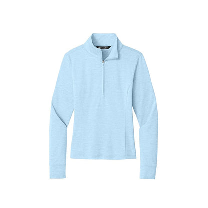 Airy Blue Heather / S Custom Travis Mathew Women's Onward 1/2-Zip - Corporate Gifts