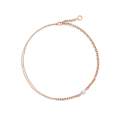 Treasures of the Sea Duo Halskette Roségold