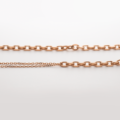 Treasures of the Sea Duo Halskette Roségold