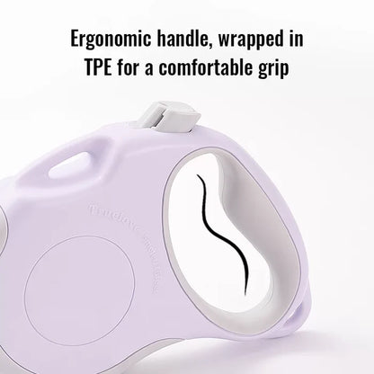 Retractable True Love Dog Leash TLL5001 White/Sprout Green - Dog.Dog.Cat.
