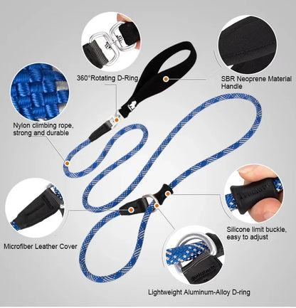 True Love Rope Dog Leash - Training Slip Leash - No collar attachment TLL2575 - Dog.Dog.Cat.