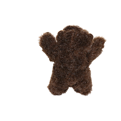 Tuffy Dog Toys - VIP Products - Mighty Jr Angry Animals Bear, Plush, Squeaky Dog Toy - Dog.Dog.Cat.