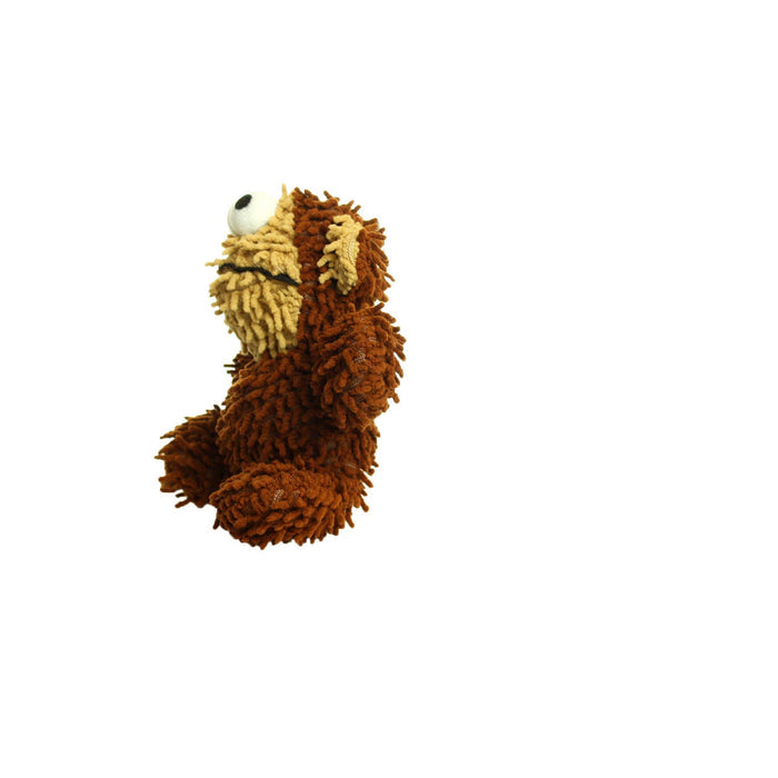 Tuffy Dog Toys - VIP Products - Mighty Jr Microfiber Ball Monkey, Durable, Squeaky Dog Toy - Dog.Dog.Cat.