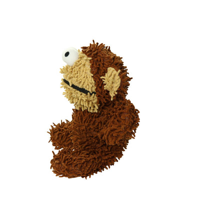 Tuffy Dog Toys - VIP Products - Mighty Microfiber Ball Med Monkey, Durable, Squeaky Dog Toy - Dog.Dog.Cat.