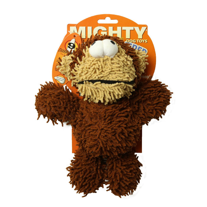Tuffy Dog Toys - VIP Products - Mighty Microfiber Ball Med Monkey, Durable, Squeaky Dog Toy - Dog.Dog.Cat.