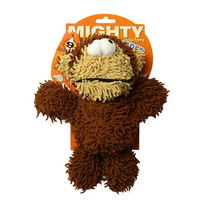 Tuffy Dog Toys - VIP Products - Mighty Microfiber Ball Med Monkey, Durable, Squeaky Dog Toy - Dog.Dog.Cat.