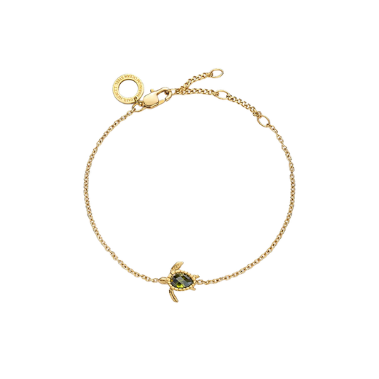 Turtle Mono Armkette Gold