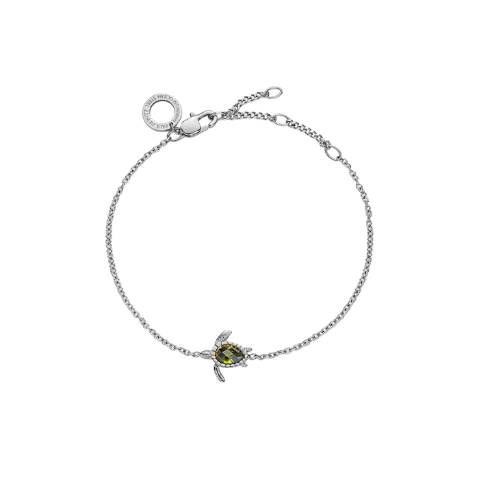 Turtle Mono Armkette Silber